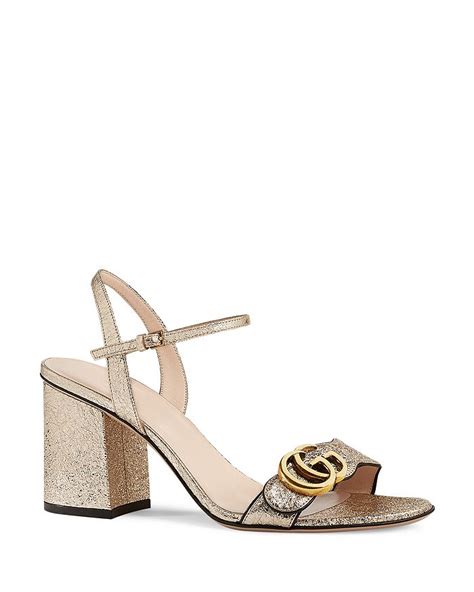 Gucci marmont open toe sandals